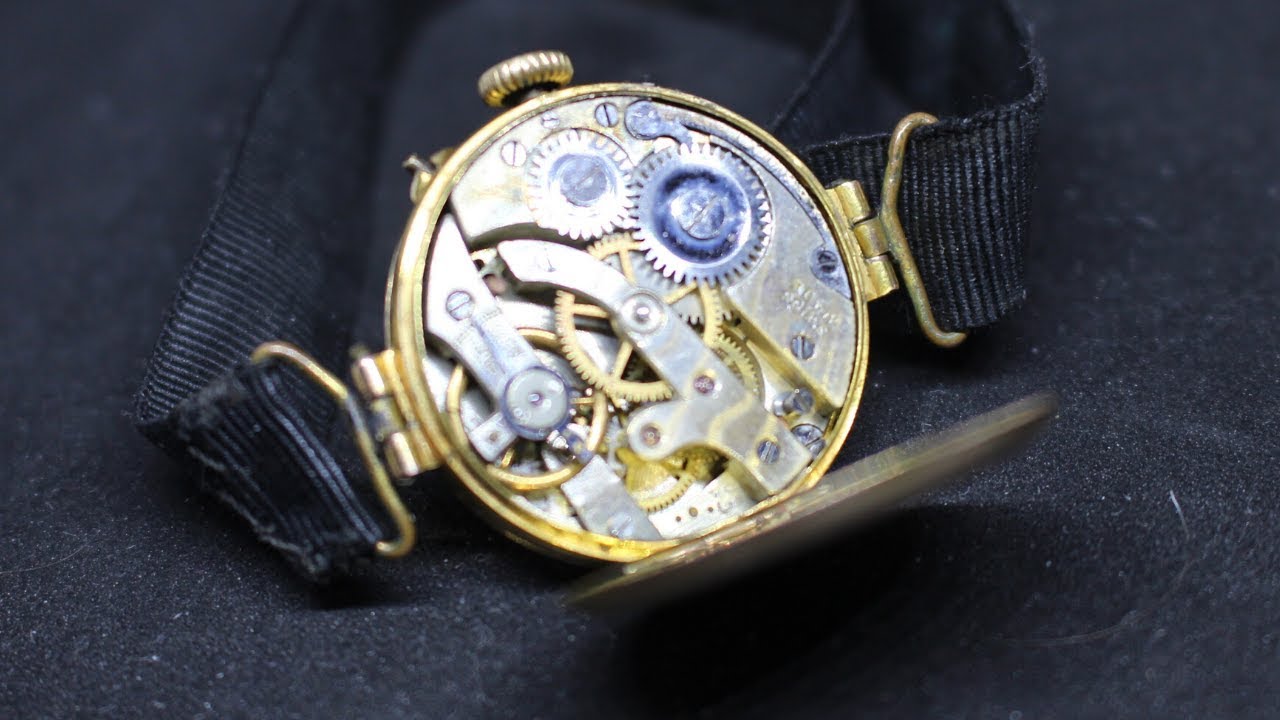 RESTORATION OF A 1913 GOLD CYLINDER WATCH