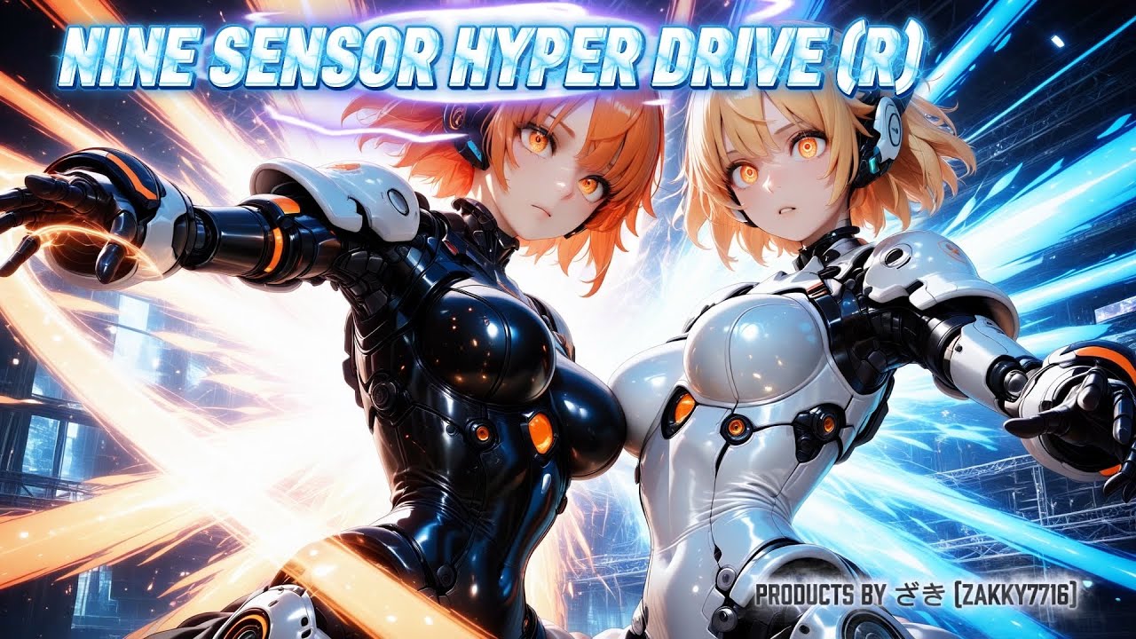 【AI MUSIC &times; CYBER VISUAL】NINE SENSOR HYPER DRIVE (R)｜ざき (zakky7716)