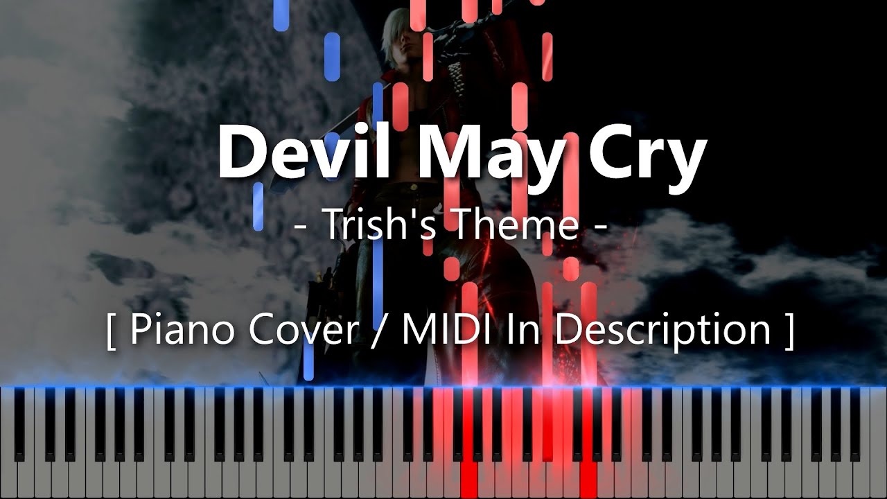 Trish's Theme (Devil May Cry) - Synthesia / Piano Tutorial