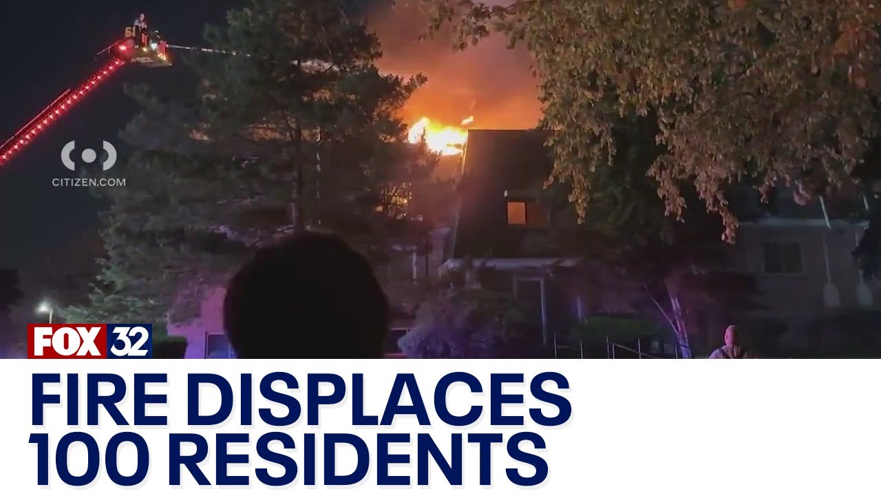 Mount Prospect fire displaces 100 people
