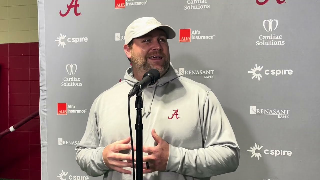 Пресс-конференция координатора защиты команды «Алабама» Кейна Воммака после тренировки | Весна 2026