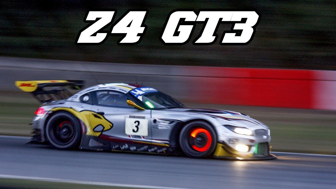 BMW E89 Z4 GT3 at 24h of Zolder 2012 - great sound (Marc VDS)