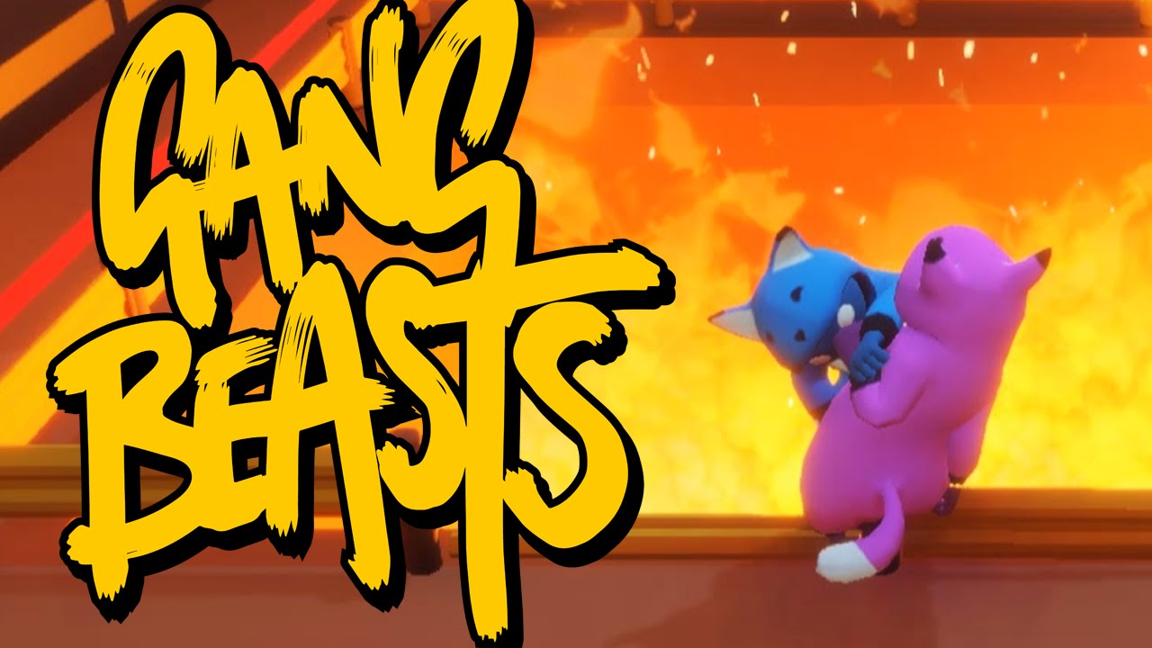 Gang Beasts - BURN WITH LAUGHTER! (Brain and Dasha)