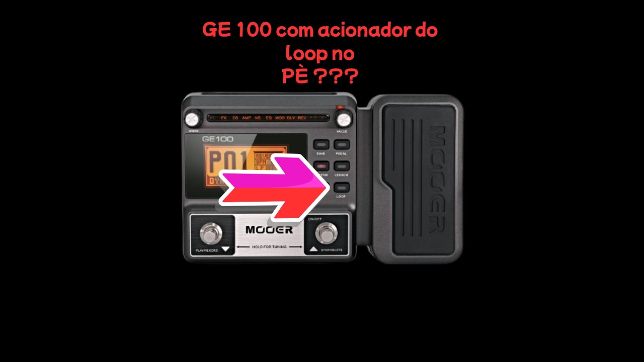 Moore GE 100 - Adapção Pedal para o Loop.