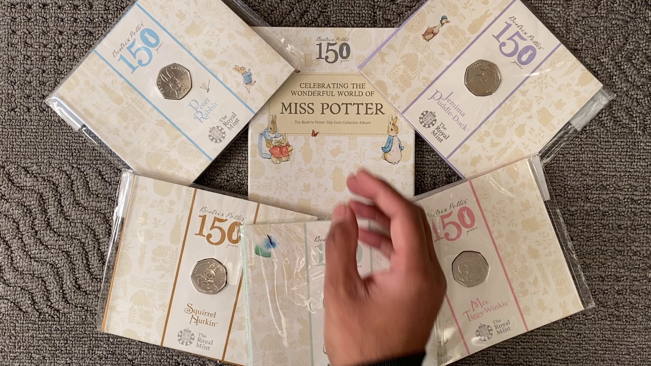 Beatrix Potter 2016 50p Coin Collector Album