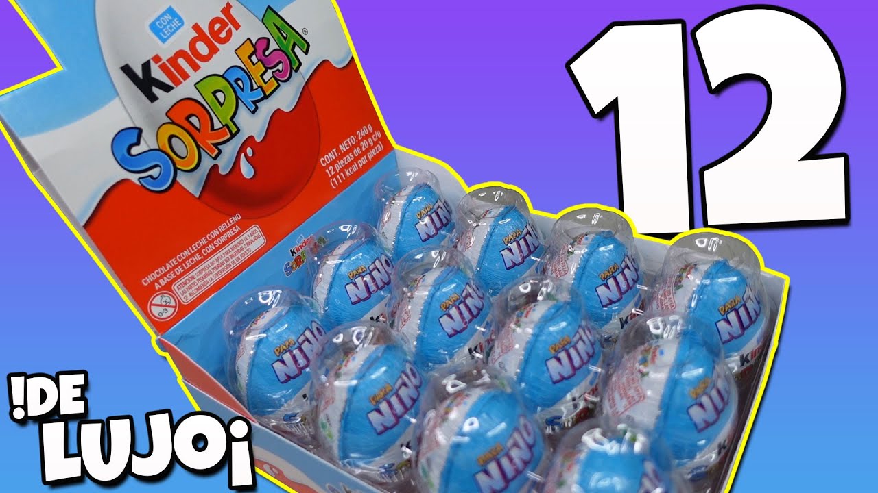 La mejor apertura del 2021 - Abri 12 Kinder Sorpresa - Caja completa huevito sorpresa