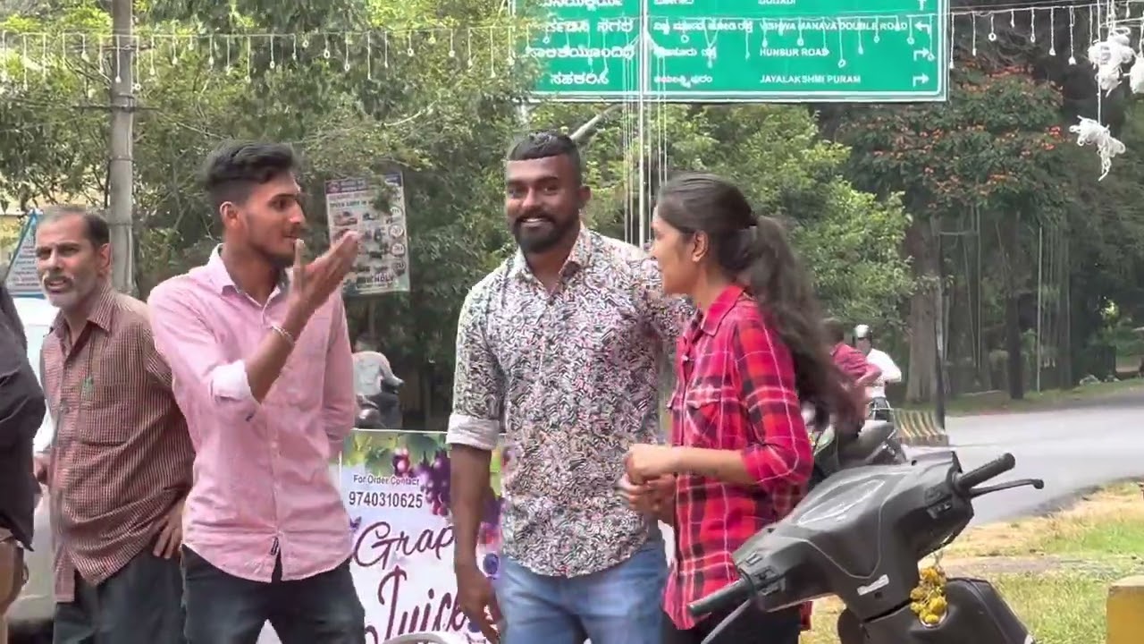 Our first Prank video | Nagendra Yadav | Priyanka Naik | Shivshankar #Pranks #Mysore #NaguPriya