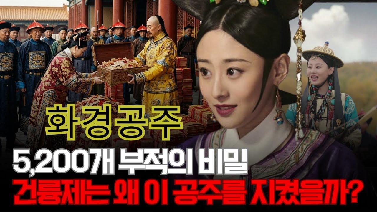 화경공주 – ’5,200개의 부적’에 숨겨진 비밀: 왜 건륭제는 이 공주만큼은 끝까지 감쌌을까?