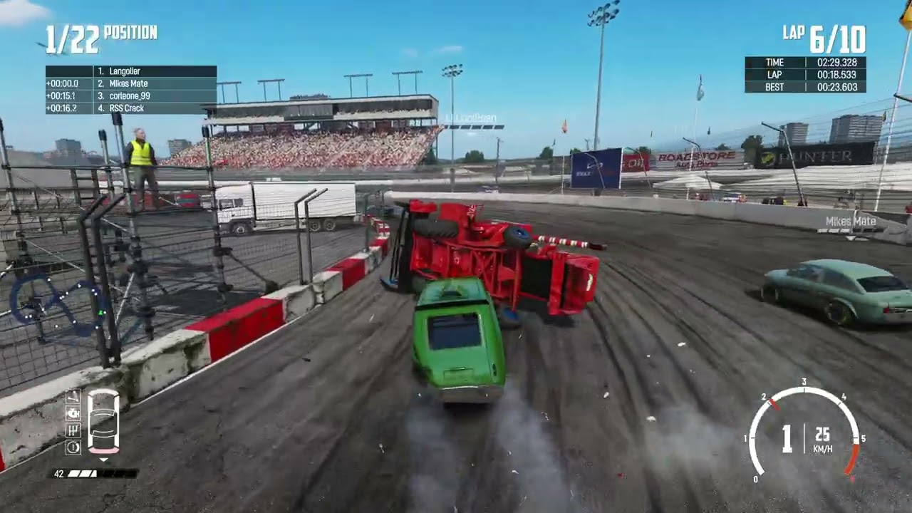 26 0201 Wreckfest Hearse on Big Valley Fig8