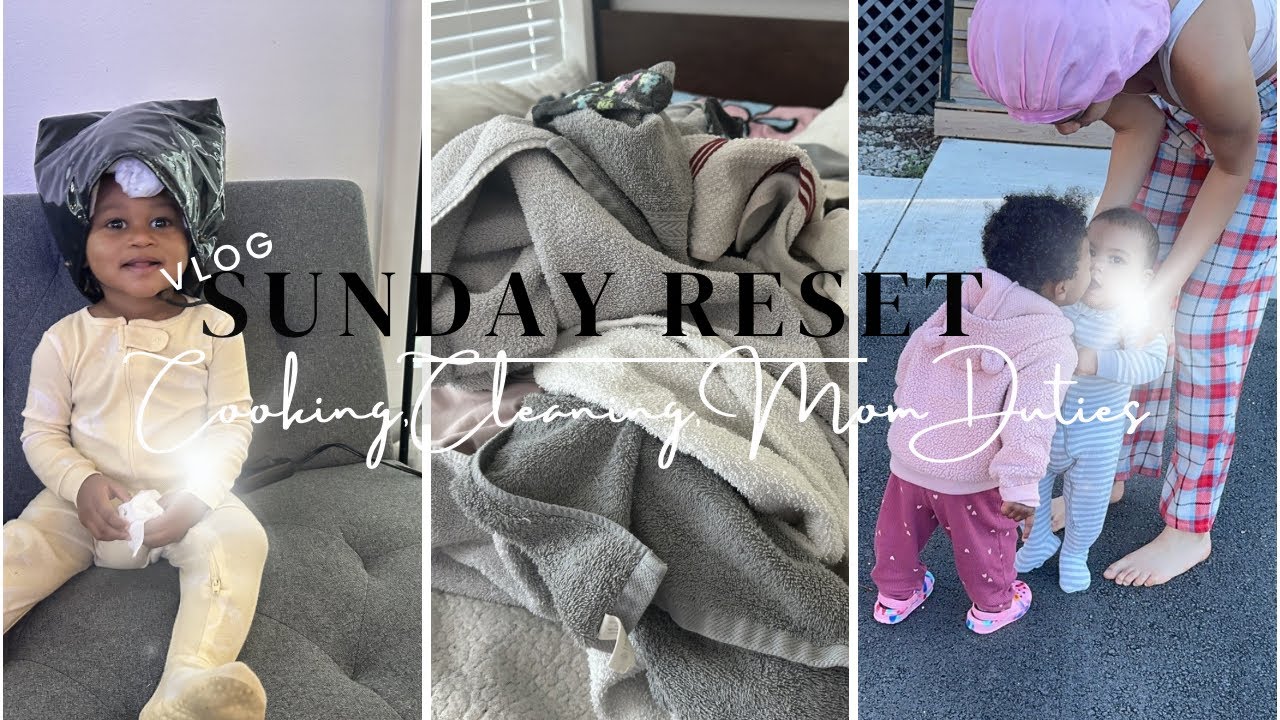 SUNDAY RESET with a Mom of 3: Hair Washing, Laundry, Getting my Steps In & Making Pancakes