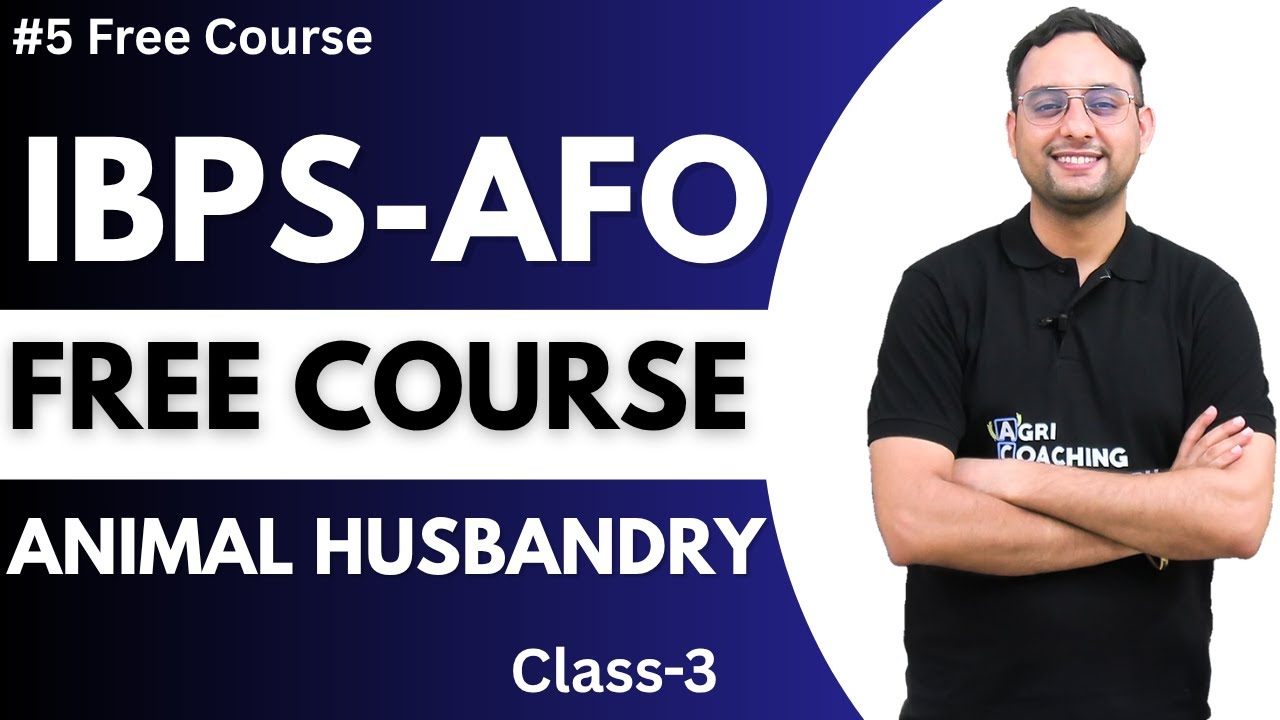#6 Free Demo Course for Agriculture Exams | Animal Husbandry | Class-3 | Wadhwa Sir