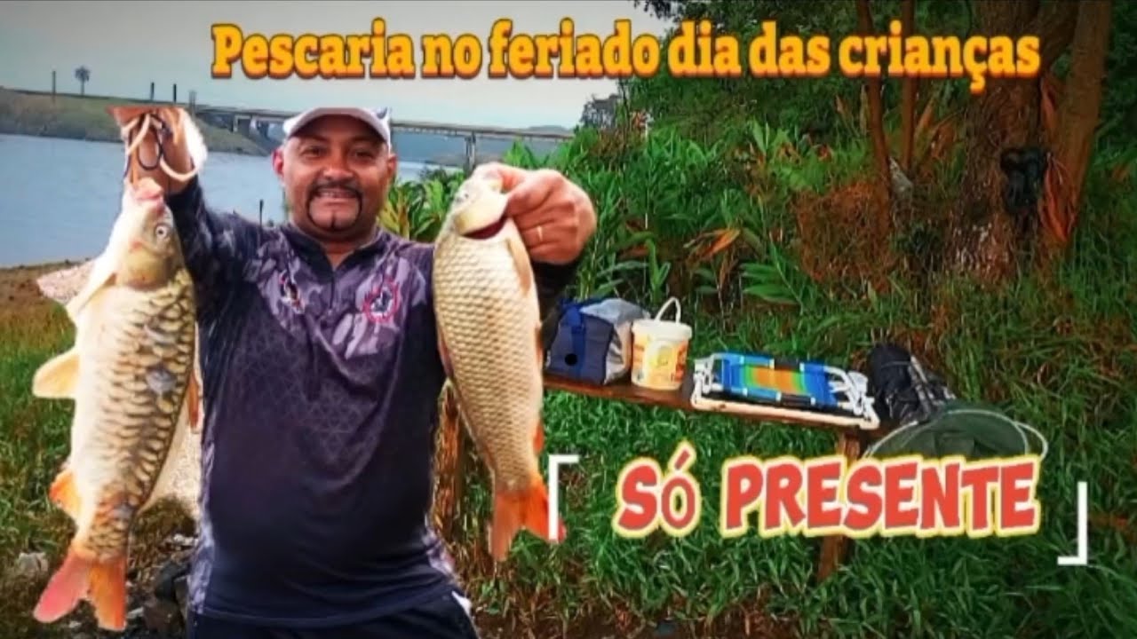 PESCARIA NO PONTO DA BILLINGS COM AÇÃO e PRESENÇA INESPERADA, um Presentão dos dias das CRIANÇAS 