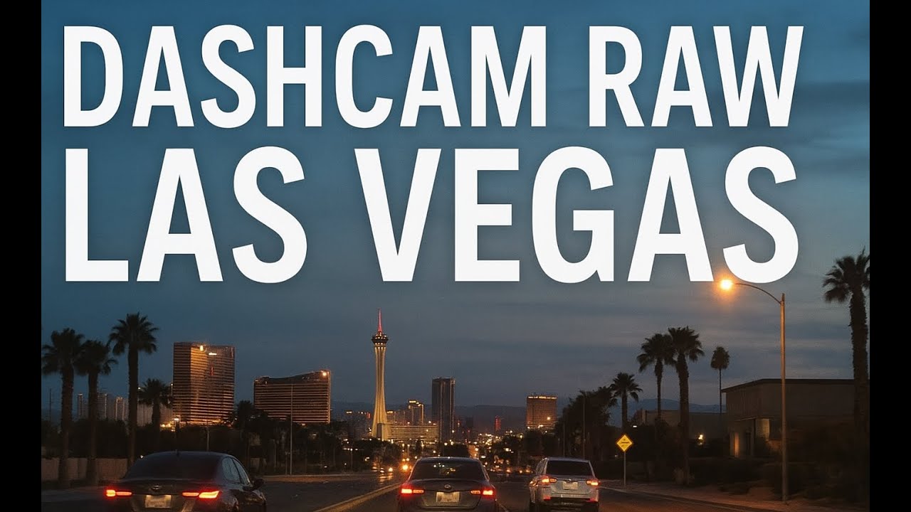 Raw Las Vegas City Drive | Ambient Road Footage for Focus & Relaxation