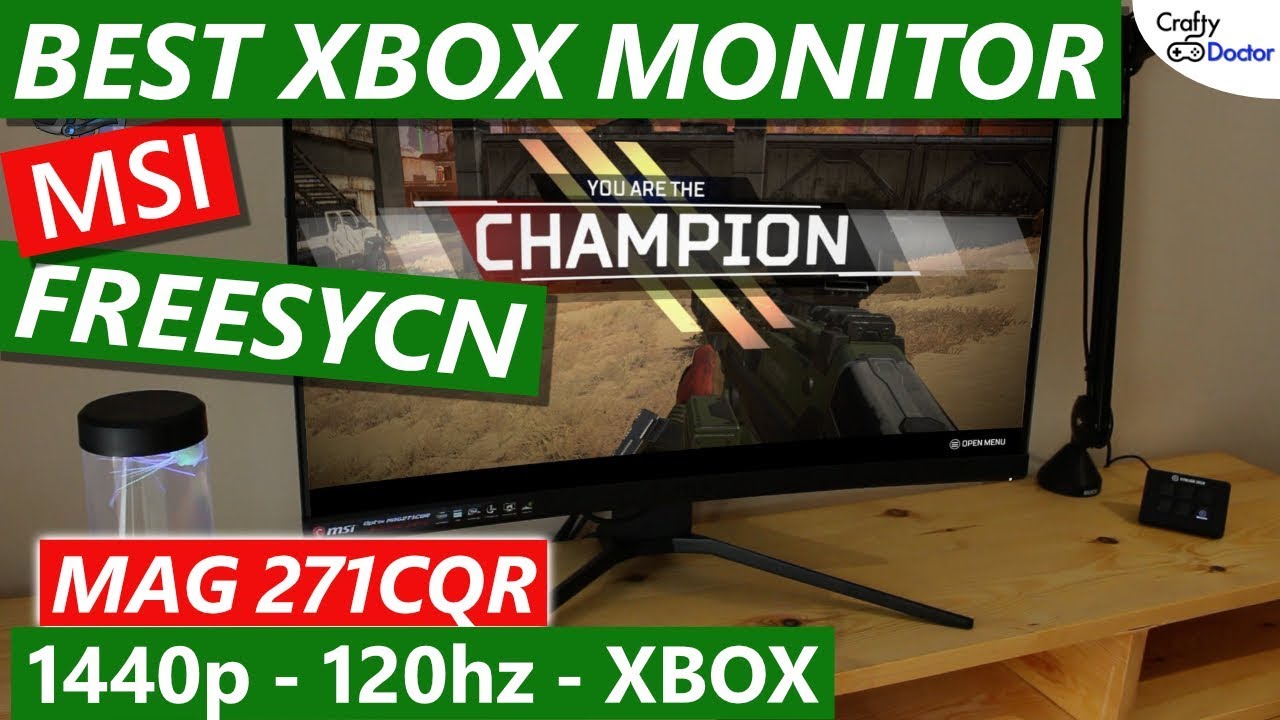 🖥 MSI MAG271CQR - XBOX ONE X | BEST MONITOR 2019 ?