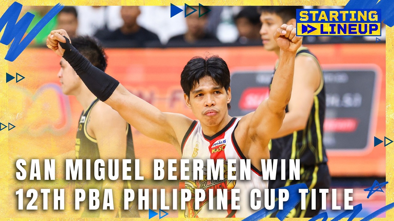 Coach Leo Austria, San Miguel Beermen win 12th Philippine Cup title | STARTING LINEUP | FULL EP