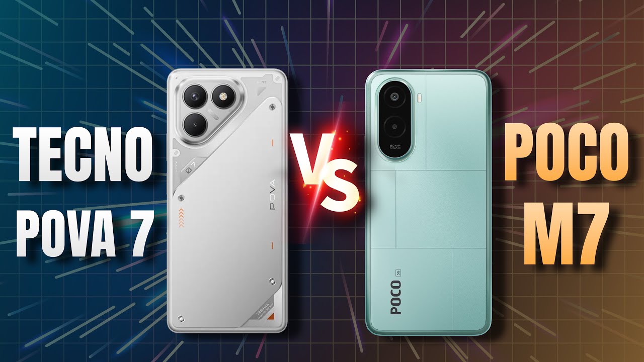So Sánh POCO M7 Và Tecno Pova 7 - Vua Pin 7000mAh Giá 3 Triệu, Nên Chọn Máy Nào?