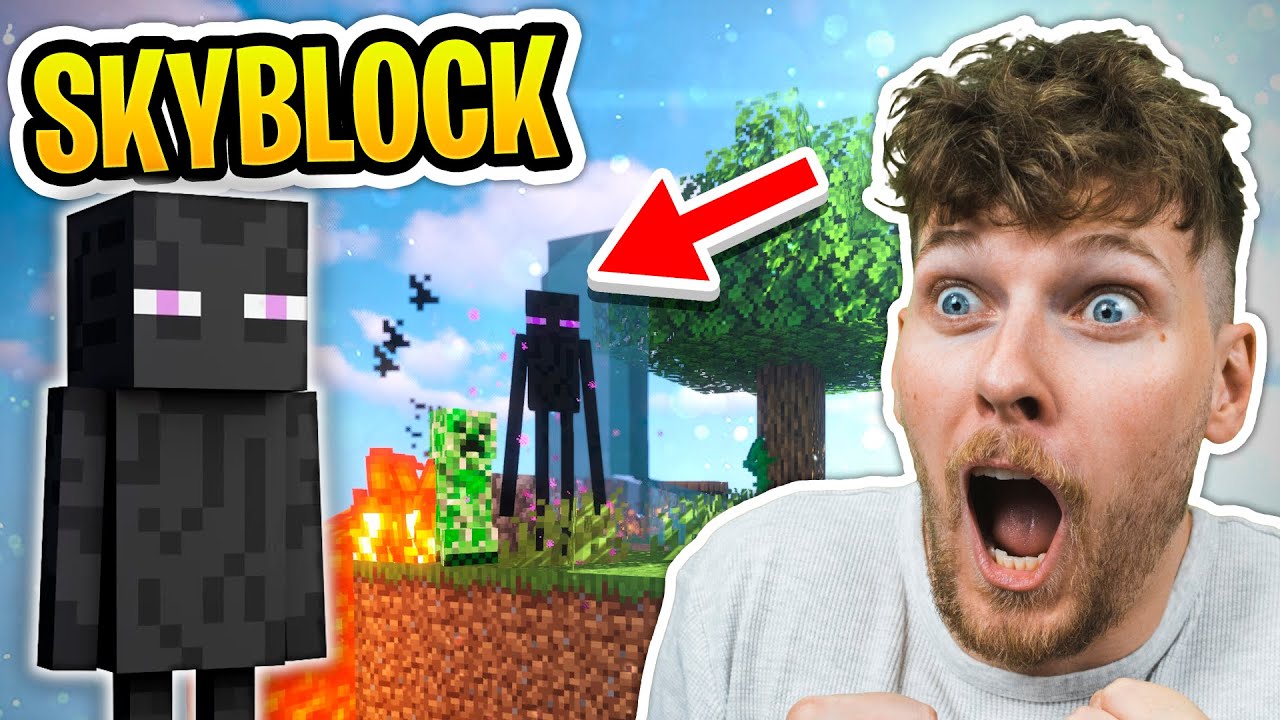 ENDERMENAS VISKĄ IŠVOGĖ? 😱 | Minecraft SKYBLOCK #1