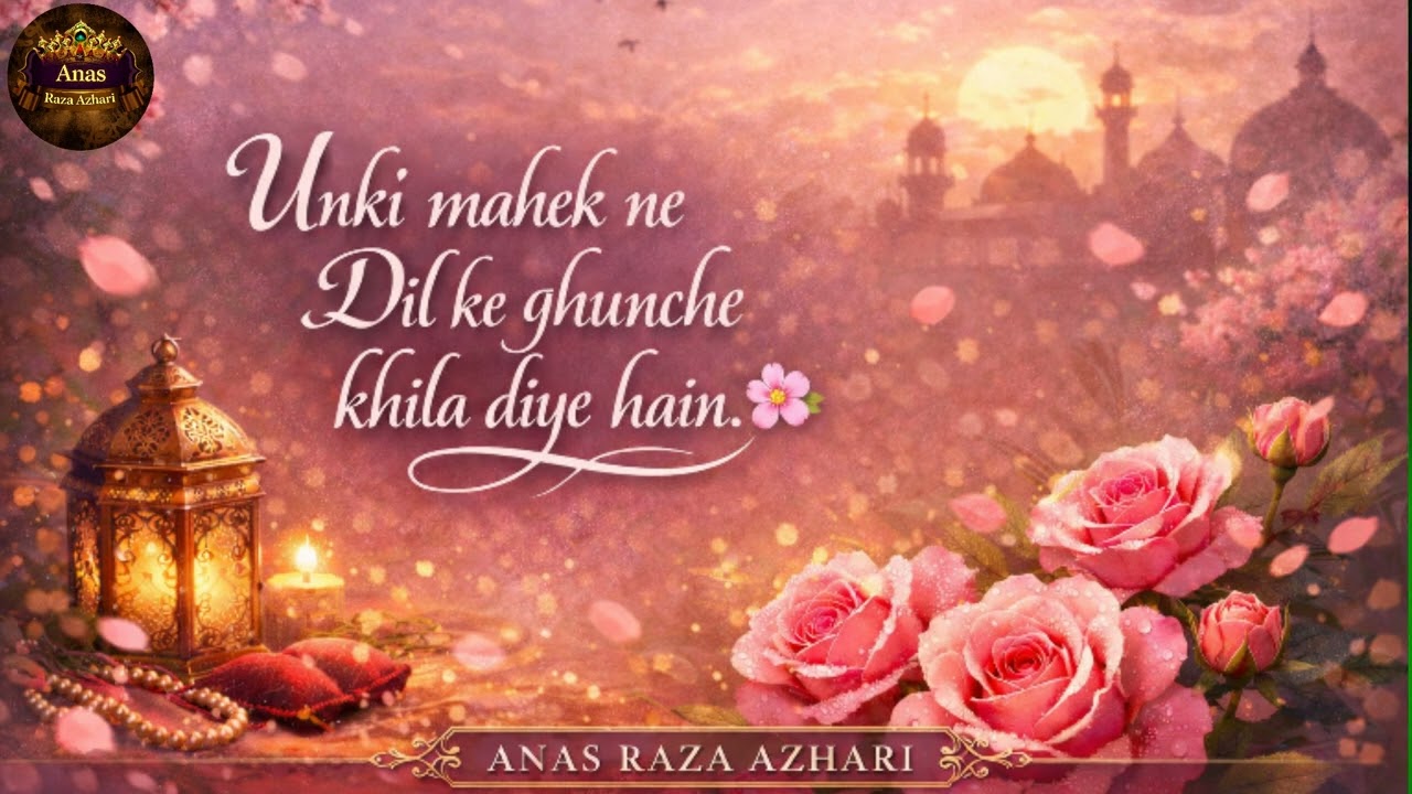 Unki mahek ne dil gunche khia diye hai sufi style reacted by//Anas raza 