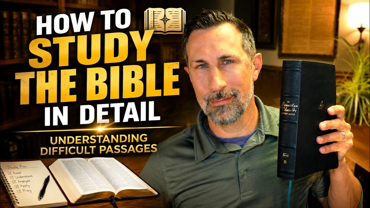 How to Study the Bible in Detail: Understanding Difficult Bible Passages