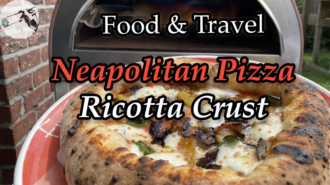 Homemade Pizza stuffed with Ricotta cheese in the crust PizzaParty Oven