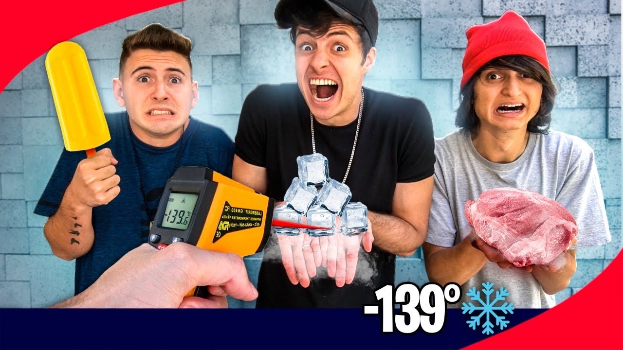 QUEM ENCONTRAR O OBJETO MAIS FRIO GANHA! - Desafio