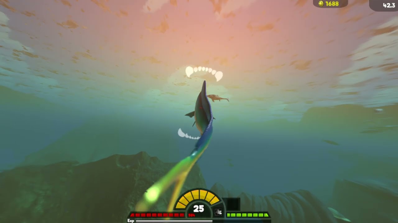 Feed & Grow  Fish Mahi Mahi Vs Megalodon