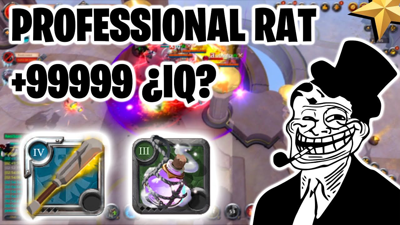 🐭THE PROFESSIONAL ART OF THE RAT IN AVALON🐭| THE BEST RAT | ALBION ONLINE | Ep23.