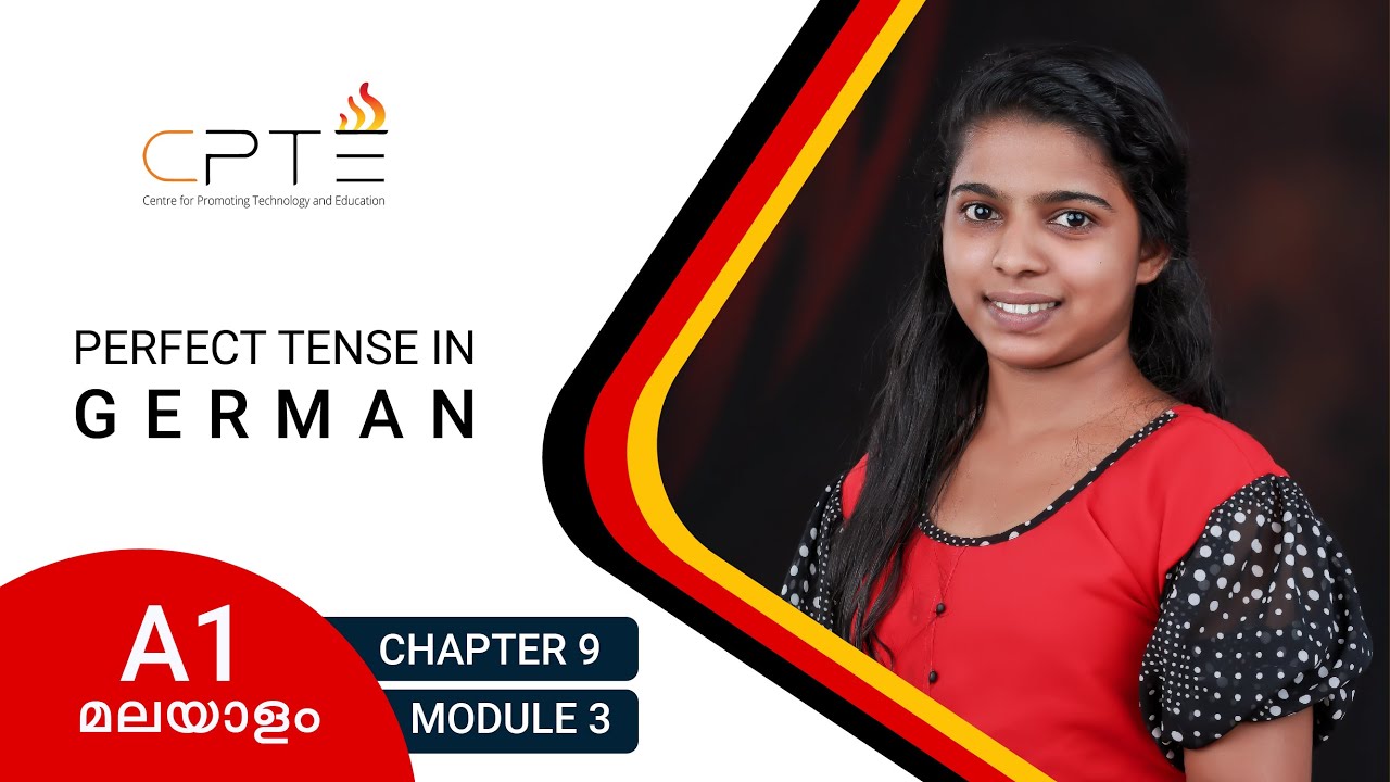Learn perfect tense in German  | German in Malayalam | A1 | Chapter 9 | Module 3 | CPTE
