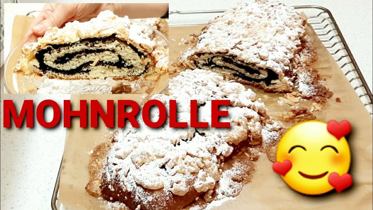 Sehr lecker! Sreusel Mohn Rolle  MOHNSTRIEZEL☕МАКОВЫЙ рулет бесподобно вкусный