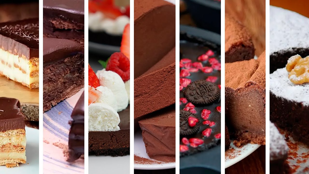 9 PASTELES Y TARTAS FÁCILES CON CHOCOLATE