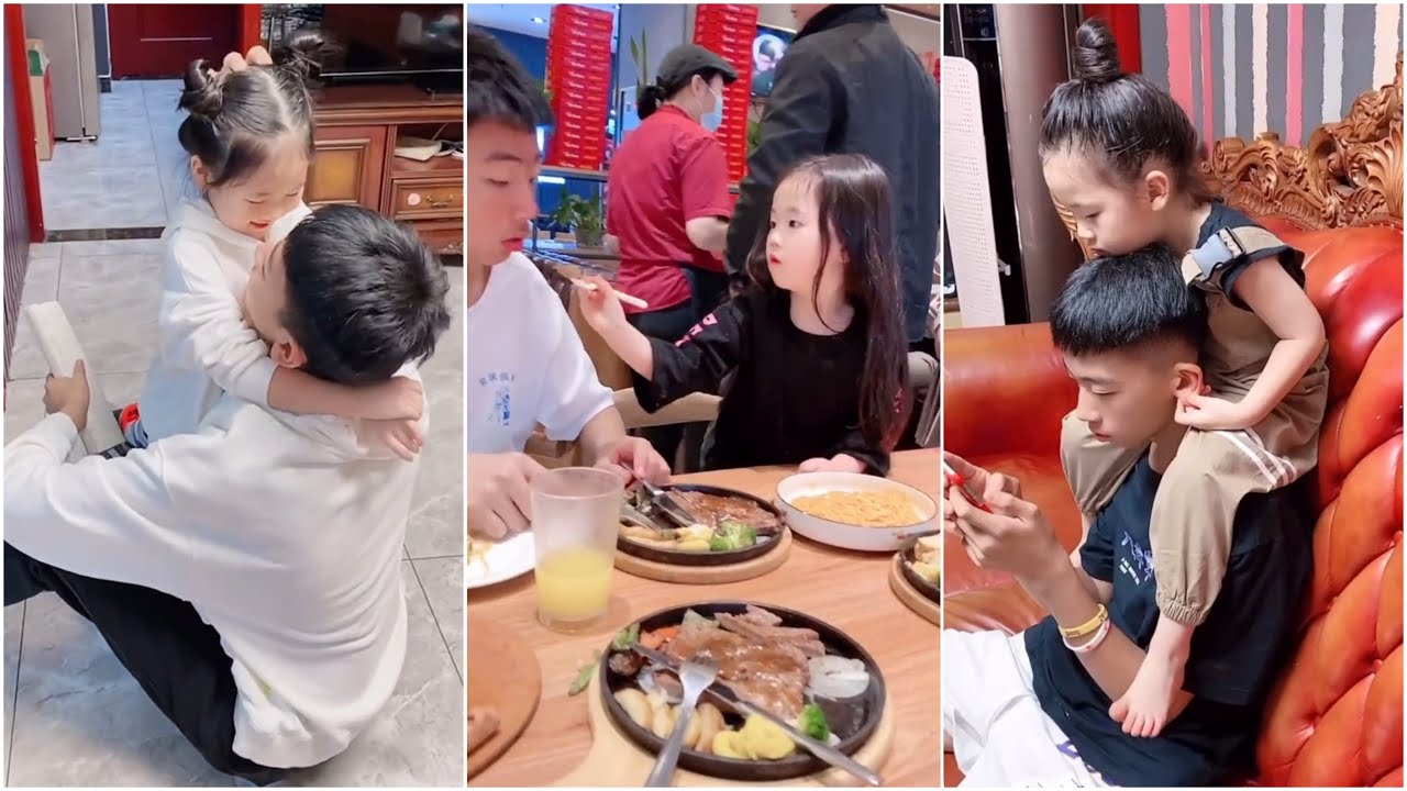 Cute Bro And Sis/Kawaii Family❤️🥰