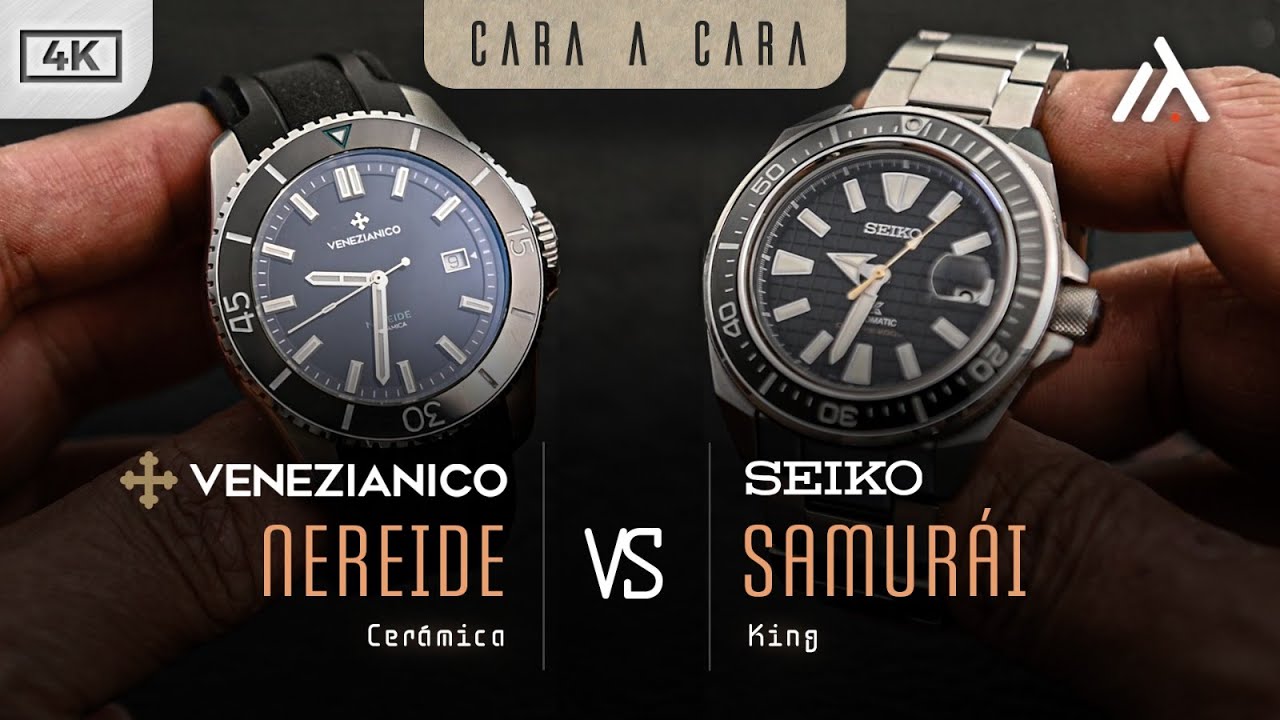 King Samurai VS Nereide Ceramica - Seiko vs Venezianico - Comparativa de relojes de buceo.