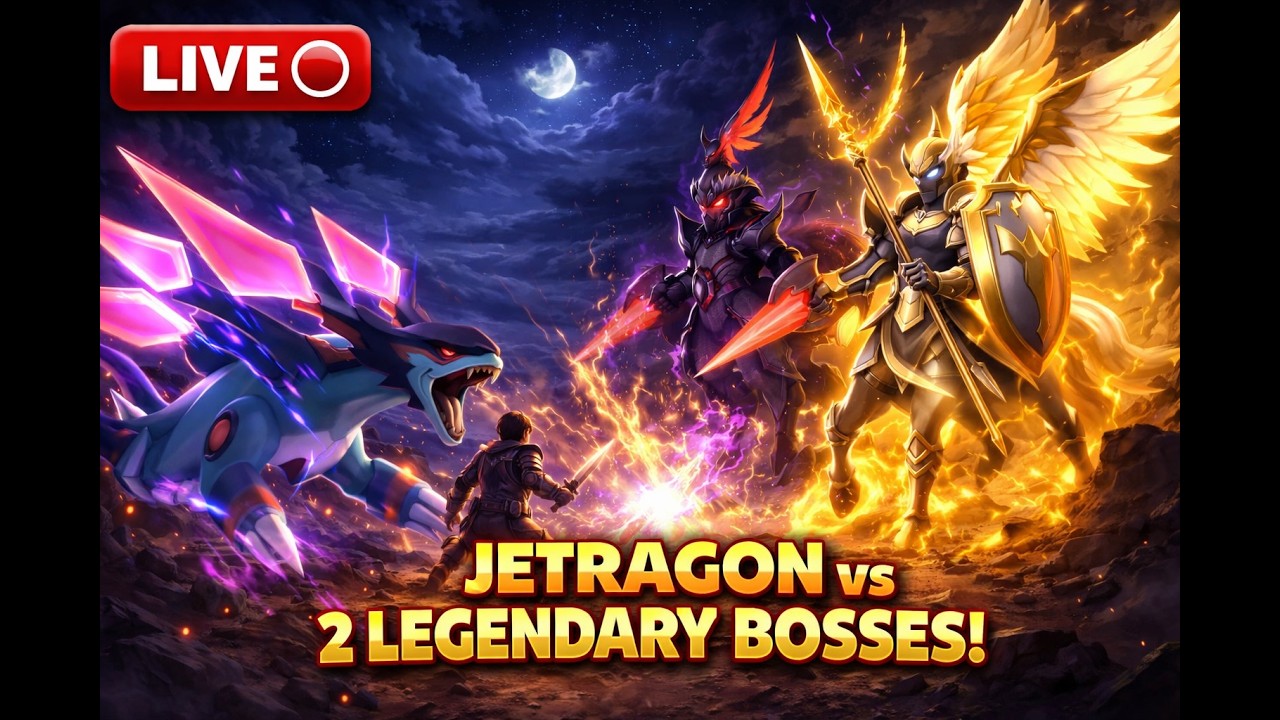 🔴 LIVE: JETRAGON vs NECROMUS & PALADIUS | INSANE BOSS FIGHT