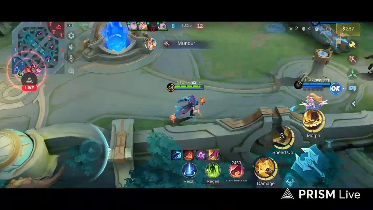 MOBILE LEGEND , GO TOP GLOBAL HARLEY