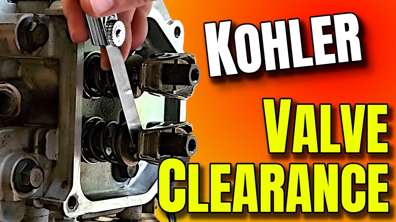 Регулировка зазоров клапанов двигателя Kohler (V-Twin Courage, серия 7000 и другие)