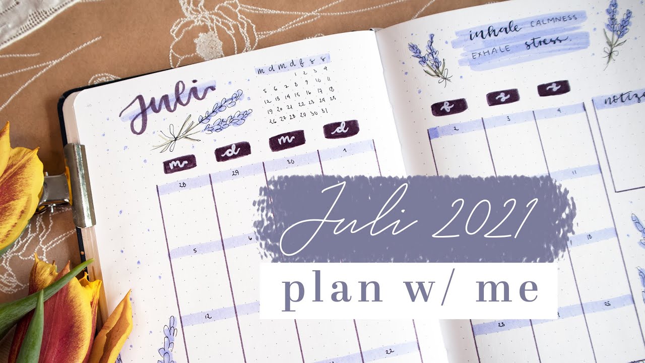 Bullet Journal Setup (Deutsch) ✨ Monats&uuml;bersicht | PLAN WITH ME