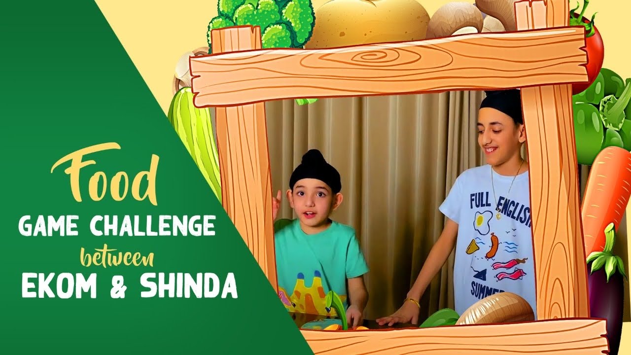 Food Game Challenge between Ekom & Shinda | Ekom Grewal | Shinda Grewal | Humble Kids |