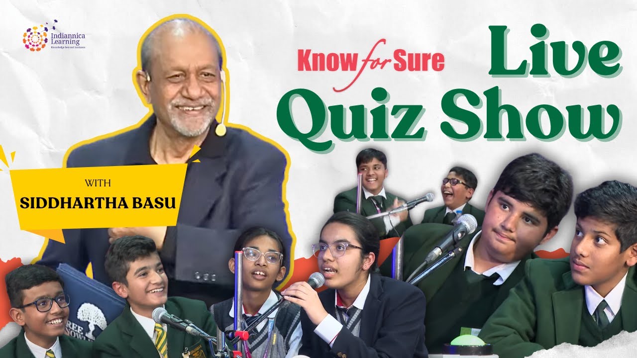 'Know For Sure' Quiz Contest ft. Siddhartha Basu | DPS Mathura Road | Inter-School | Special |