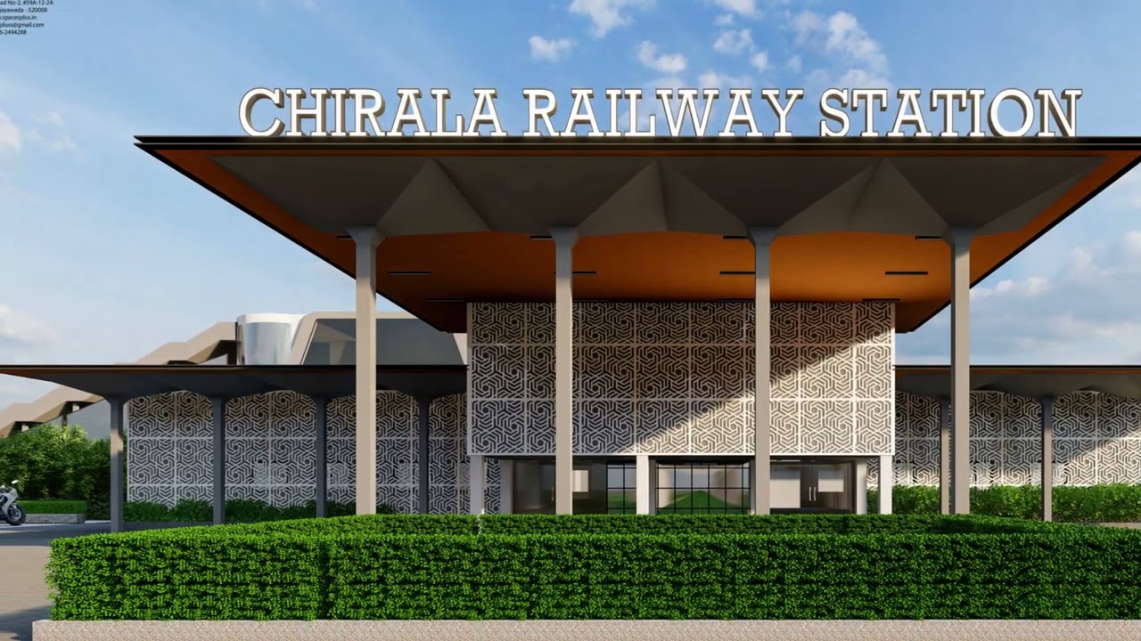 Walkthrough Video of Redevelopment of Chirala Railway Station (Proposed Design)