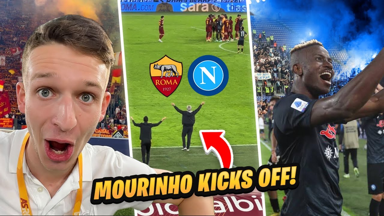 FULL TIME FIGHT!” English Fan Experiences ROMA vs NAPOLI 🇮🇹