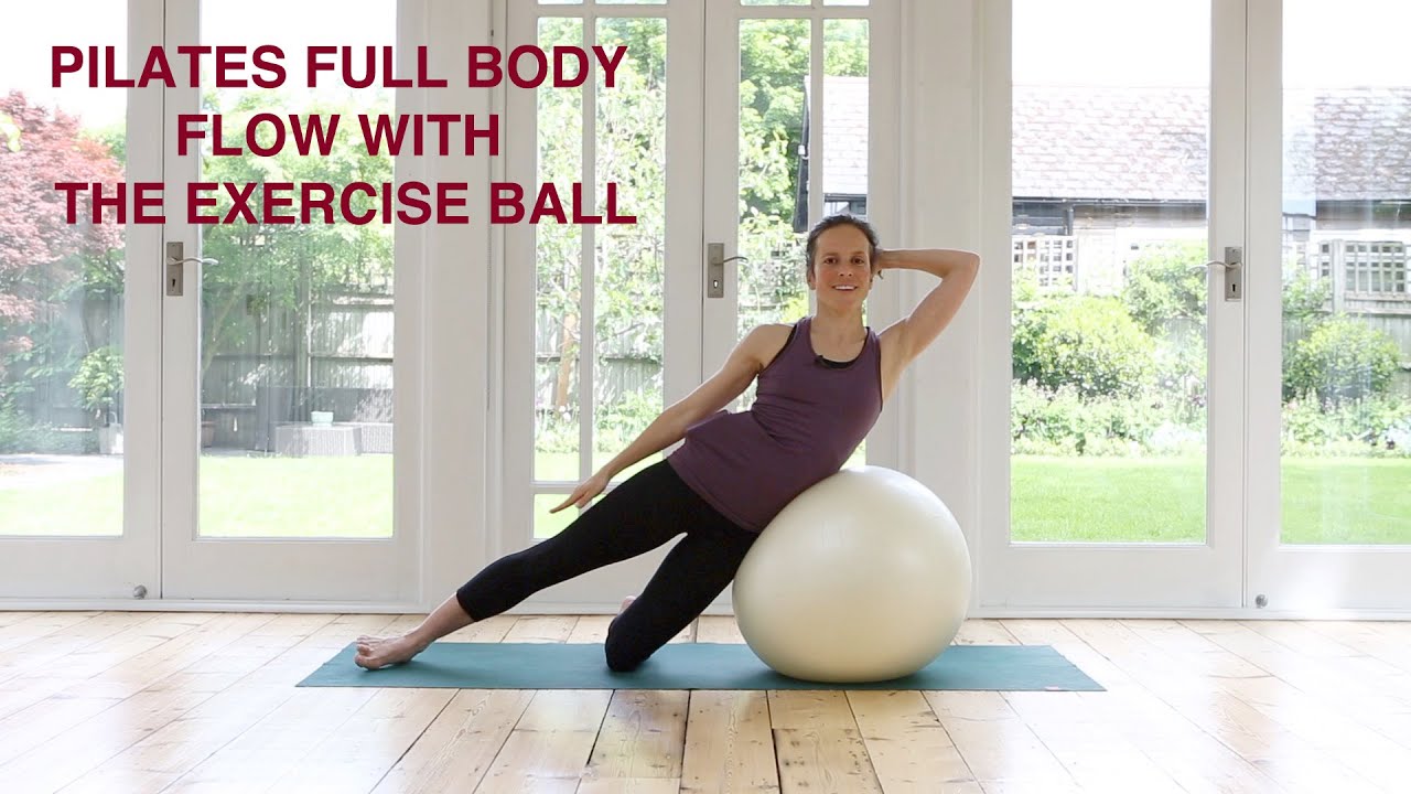 Pilates Full Body Flow With The Exercise Ball 25 mins