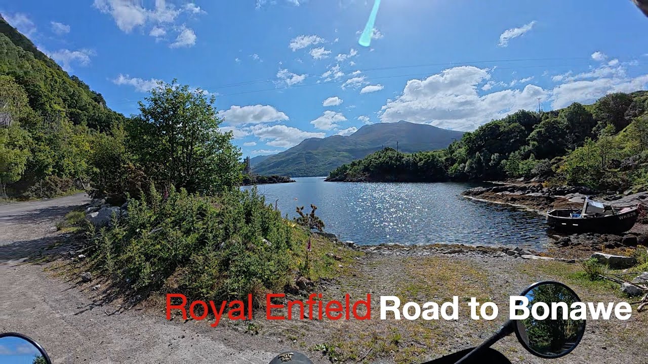 Royal Enfield Classic 350   Lochside road to Bonawe