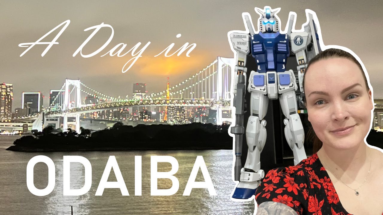 1 DAY IN ODAIBA, TOKYO | Gundam, Doraemon & Rainbow Bridge | Shopping & sightseeing