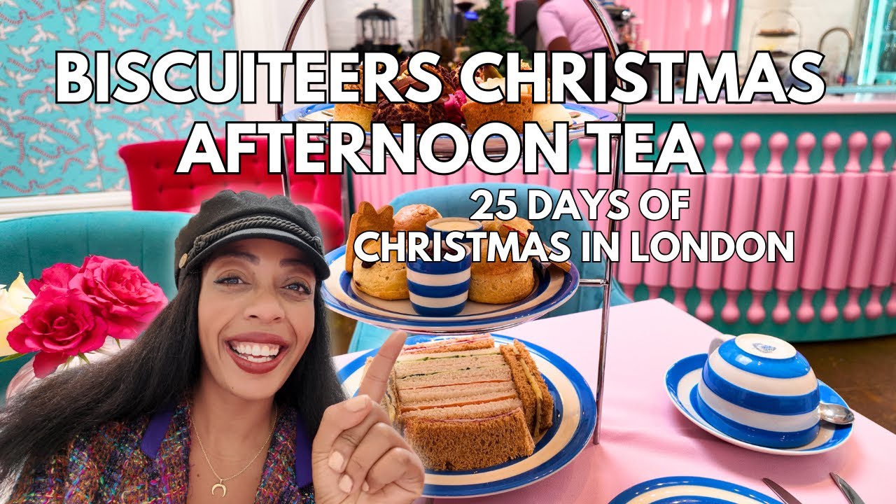 BISCUITEERS CHRISTMAS TEA 🎄| 25 Days of Christmas in London (Day 21)