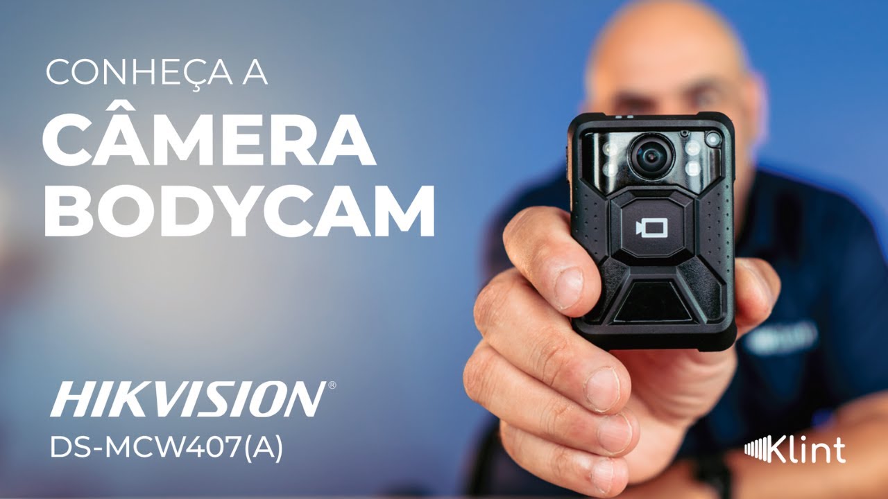 Conheça a Bodycam DS-MCW407 — A Solução Profissional da Hikvision!