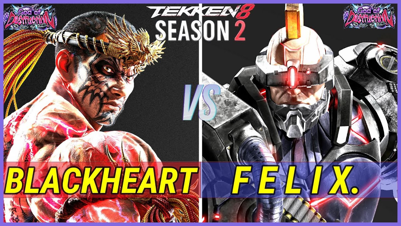Tekken 8 | BlackHeart (Fahkumram) vs Felix (Jack-8) Ranked Matches