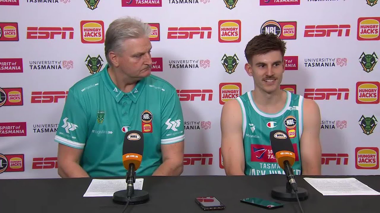 Scott Roth and Nick Marshall press conference vs Brisbane Bullets - Round 20, NBL26
