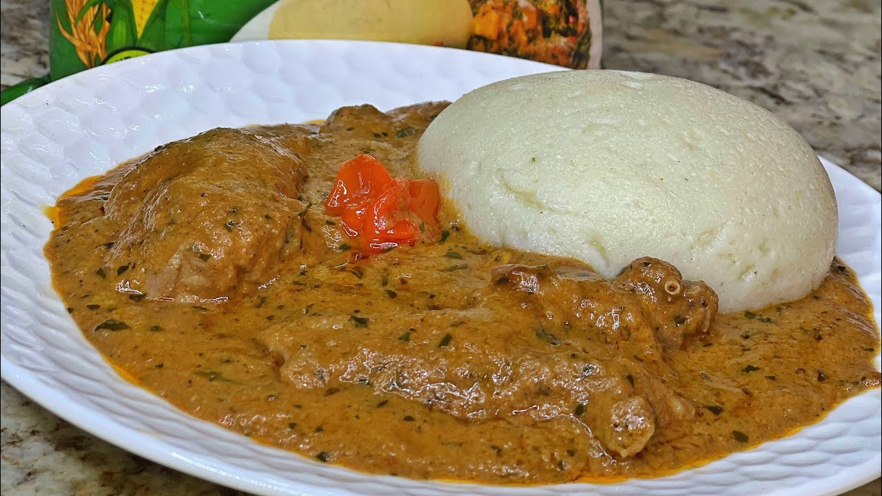 Tuwon masalina da miyar gyada recipe - ayzahcuisine