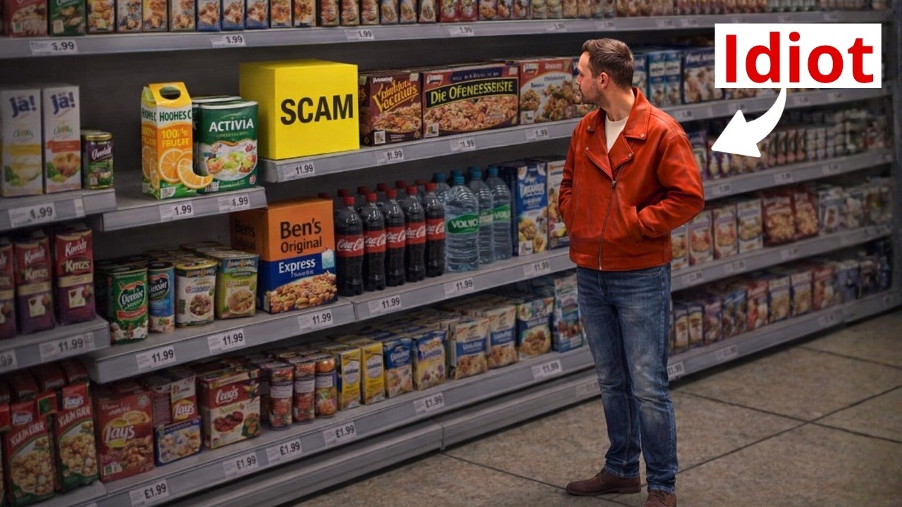 Die 12 SCHLIMMSTEN deutschen Supermarkt-Produkte, die nur Dumme kaufen