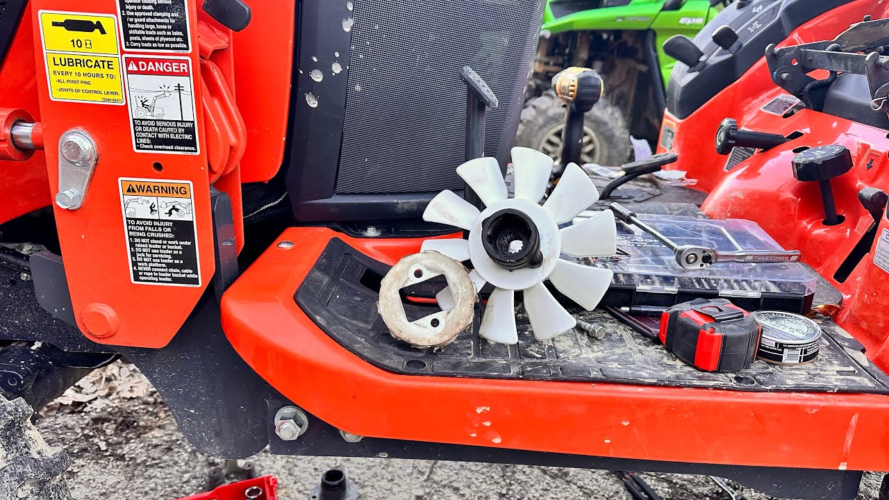 Kubota bx23s HST FAN replacement